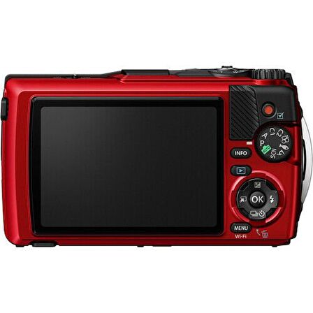 Olympus Tough TG-7 Fotoğraf Makinesi (Kırmızı)