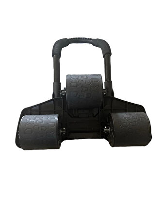 Dijital Sayaçlı Çek Bırak Karın Egzersiz Aleti | 3 Tekerli Ab Wheel + Diz İçin Mat Dahil