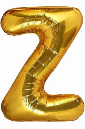 Harf Folyo Balon 80 Cm Gold Z