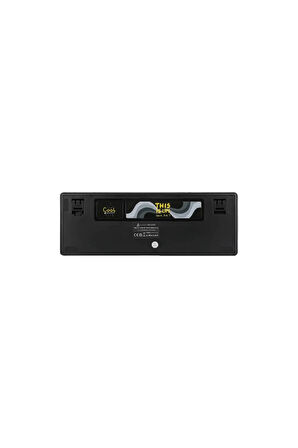 AK980 3 Modlu Hot-Swap TFT Ekranlı Mekanik Oyun Klavyesi-800 Mah Batarya Dinamik RGB