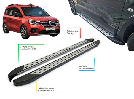 KANGOO MULTIX CAMLI VAN KISA ŞASE BENEKLİ YAN BASAMAK 2021 2022 2023 2024 2025 2026 2027