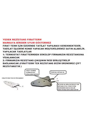 Pprc Plastik Boru Kaynak Makinesi Yedek Rezistansı 2500W Ütü Bilgehan 