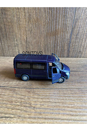 Mercedes Benz Sprinter Camlı Servis Arabası Oyuncak Mercedes Araba Mercedes Servis Arabası Lacivert