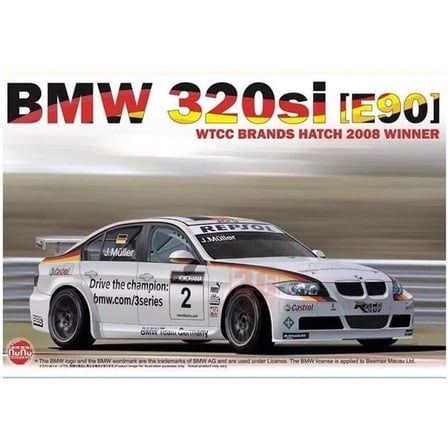 Nunu PN24037, 1/24 Bmw 320si E90 WTCC Brands Hatch 2008 araba maketi