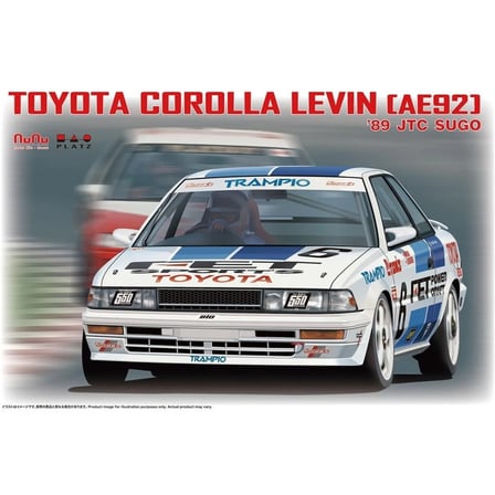 Nunu PN24039, 1/24 Toyota Corolla Levin AE92 1989 JTC Sugo araba maketi