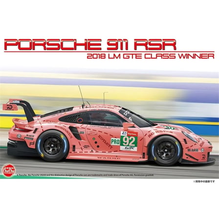Nunu PN24040, 1/24 Porsche 911 RSR 2018 LM GTE Class araba maketi
