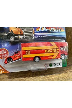 Diecast Metal Çekici Araba Taşıyıcı Kamyonlar ARABA TAŞIYAN TIR 3LÜ SET KAMPANYA