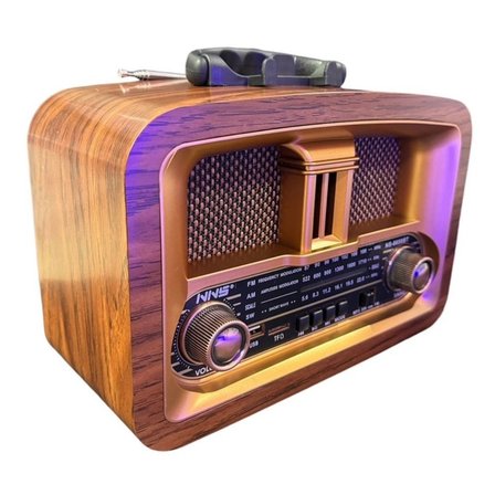 Taşınabilir Klasik AM/FM/SW  Retro Ev Radyo USB ile Şarj Olabilen Retro Radyo (5224)