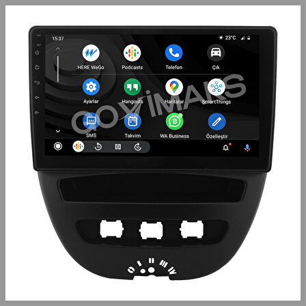 GOVİMAKS CITROEN C1 2007-2013 6 GB RAM 128 GB HAFIZA ANDROID MULTIMEDIA TEYP