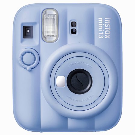 Instax mini 13 Mavi Fotoğraf Makinesi 10'lu Film Kare Albüm ve Deri Kılıf Bundle Box