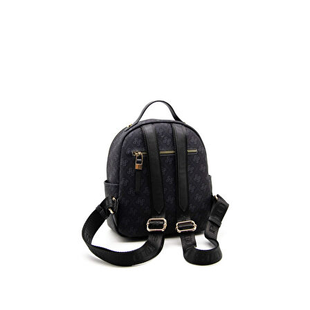 Silver Polo  Kadın Sırt Çantası 1130-45473 SILVER POLO  M178 Siyah-Mat Siyah