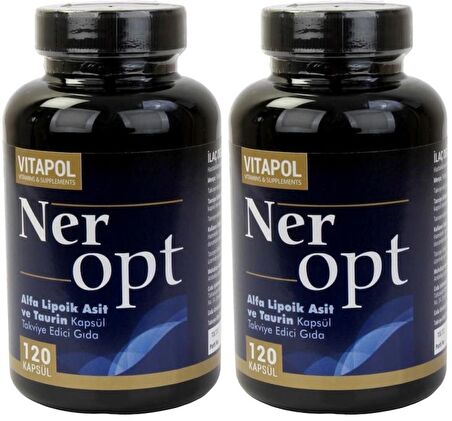 Vitapol Ner Opt Alpha Lipoic Acid Taurine 2x120 Kapsül 