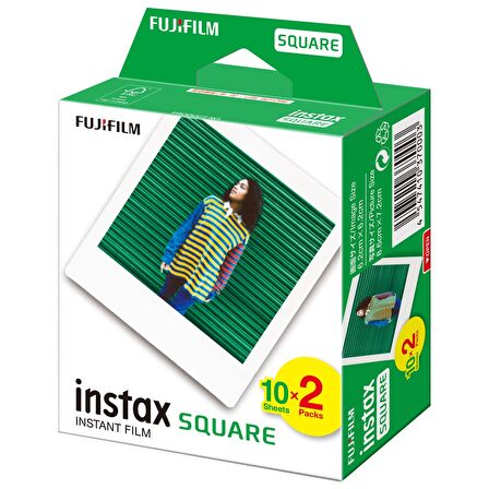 Instax Kare-Square Makineler İle Uyumlu 20'li Film