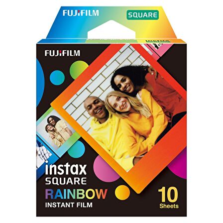 Instax Square Rainbow 10'lu Kare Özel Film