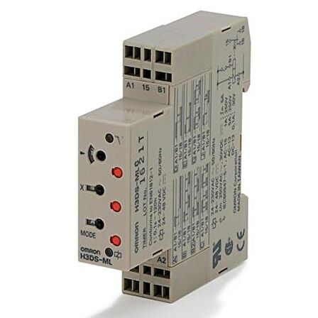 OMRON H3DSMLACDCOMI ,5A 24-230AC/24-48DC 0.1S-120SAAT ZAMANLAYICI