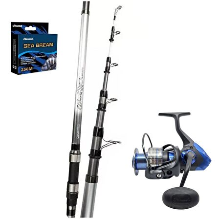 Okuma Safina 8000 SW  - Okuma Wave Power 420 cm Surf Olta Seti