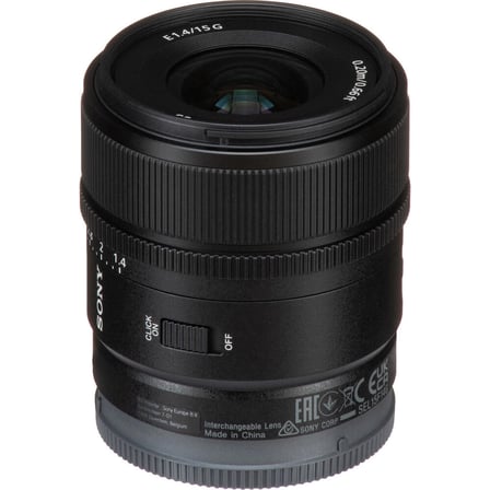 Sony E 15mm f/1.4 G Lens