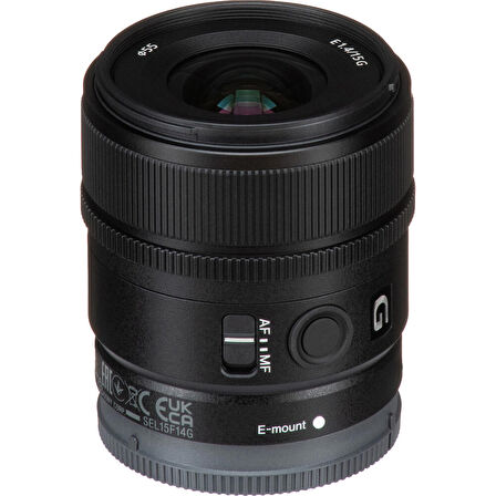 Sony E 15mm f/1.4 G Lens