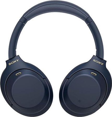 Sony WH-1000XM4 Mavi Kulak Üstü Bluetooth Kulaklık Teşhir