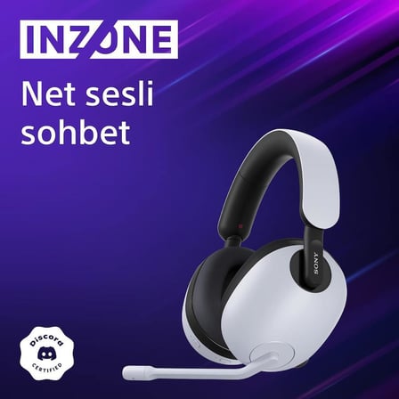 sony inzone h7 whg700w.ce7 kablosuz mikrofonlu kulak üstü oyuncu kulaklığı - outlet