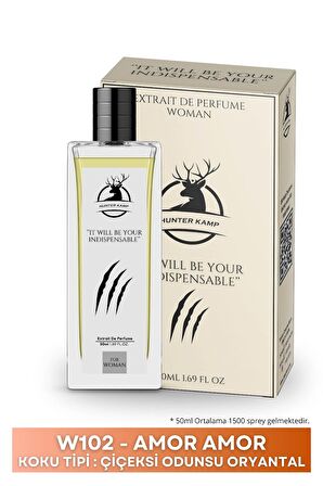 Kadın Parfüm Oryantal Çiçek Woman Eau De Perfume 50 ml  - W102 - 4693