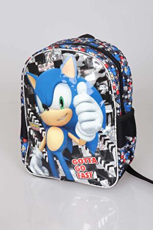 LİSANSLI SONIC ÖZEL KOLEKSİYON İLK VE ORTA ÖĞRETİM OKUL ÇANTASI 