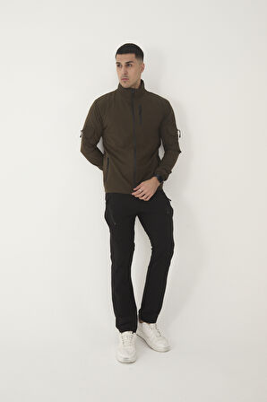 Camp490 Outdoor Tactical Çok Cepli Su İticili Erkek Mevsimlik Taktik Likralı Mont