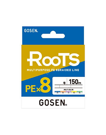 GOSEN  X8  ROOTS  150 MT  MULTI  PE 2.0-0.242 MM