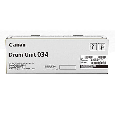 Canon 034-9458B001 Siyah Orijinal Fotokopi Drum Ünitesi