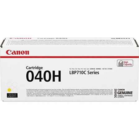 Canon CRG-040H/0455C001 Sarı Orijinal Toner Yüksek Kapasiteli
