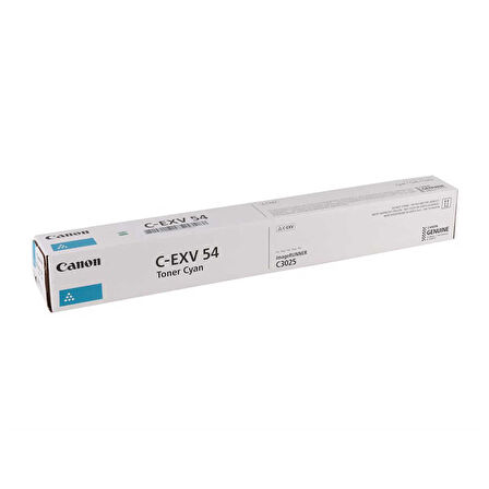 Canon C-EXV-54- 1395C002 Mavi Orijinal Fotokopi Toneri