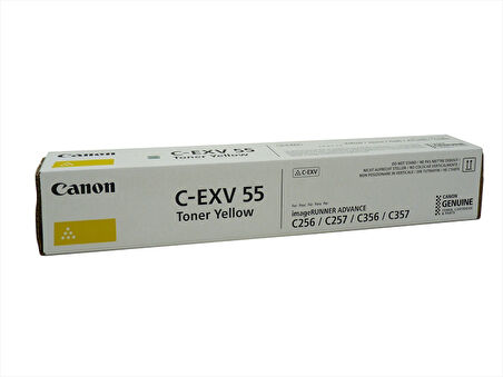 Canon C-EXV 55 Sarı Toner Orjinal, C256İ-356İ, 2185C002AA