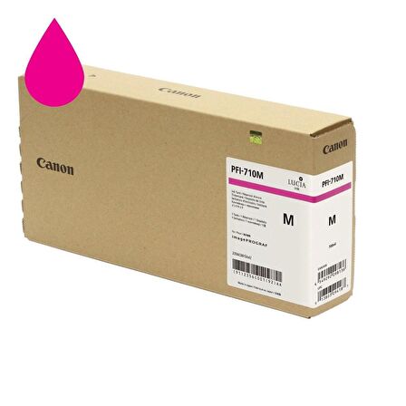 Feyza Bilişim Canon (2356C001) PFI-710 M (Magenta) 700 ml Orjinal Mürekkep Kartuşu