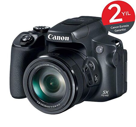 Canon Powershot Sx70 Hs Fotoğraf Makinesi (2 Yıl Canon Eurasia Garantili)