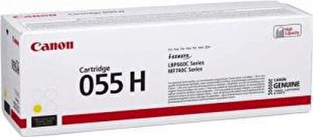 Canon CRG-055H Y Yellow Sarı Yüksek Kapasite Toner MF745