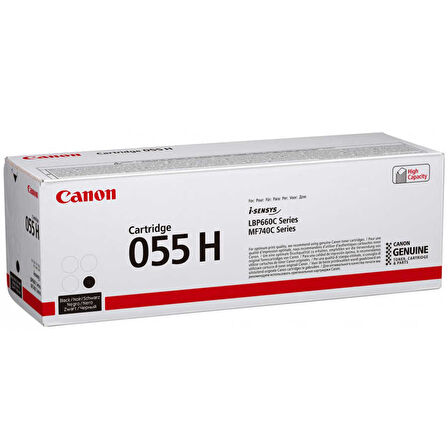 Canon CRG-055H/3020C002 Siyah Orijinal Toner Yüksek Kapasiteli