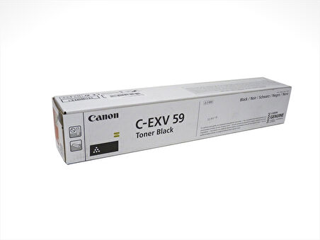 Canon C-EXV 59 Siyah Toner Orjinal, IR 2525, 2625, 2630, 2645, 3760C002