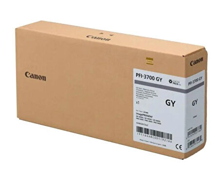 Canon PFI-3700 GY (Gray) Gri Orijinal Mürekkep Kartuş 700 ml. (6448C001)