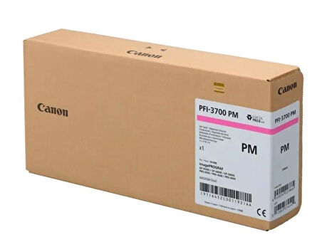 Canon PFI-3700 PM (Photo Magenta) Kırmızı Orijinal Mürekkep Kartuş 700 ml. (6452C001)