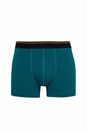 DeFacto Regular Fit Baskılı 3'lü Boxer B0495AX24SMNV135