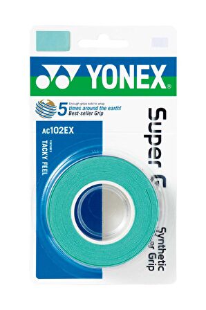 Yonex AC102-3 Super Grap 3lü Yeşil Overgrip