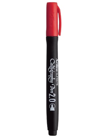 Artline Supreme Kaligrafi Kalemi Kesik Uç 2.0 mm Kırmızı
