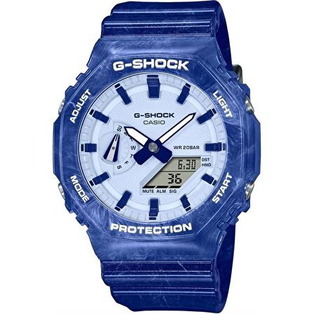 Casio G-Shcock GA-2100BWP-2ADR Erkek Kol Saati