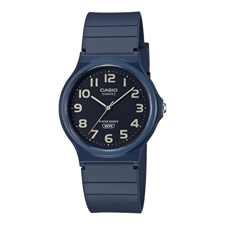 CASIO MQ-24UC-2BDF LACİVERT SİLİKON KORDON ERKEK KOL SAATİ