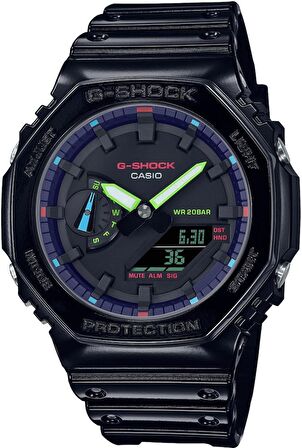 Casio G-SHOCK GA-2100RGB-1ADR Erkek Kol Saati