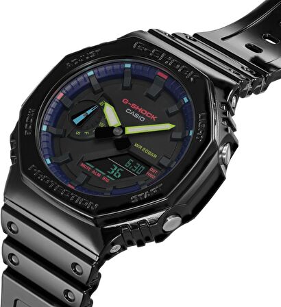 Casio G-SHOCK GA-2100RGB-1ADR Erkek Kol Saati