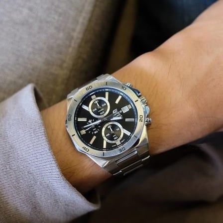 Casio Efv-640d-1avudf Erkek Kol Saati Gri