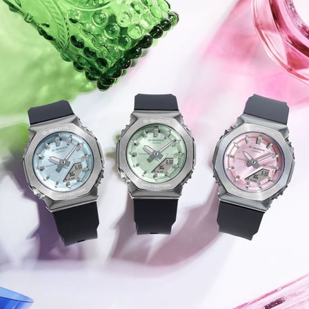 Casio Gm-s2110-2adr Kol Saati Renkli