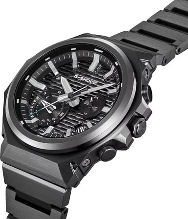 Casio G-Shock G-Steel Erkek Kol Saati Siyah Çelik Kordon Analog 20 ATM