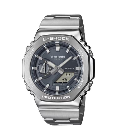 Casio Gm-2110d-8adr Kol Saati Metalik
